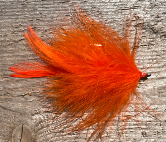 Blaze Orange Tail, Size 5/0 Hook